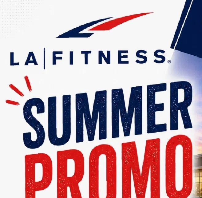 LA Fitness Summer Promo flyer